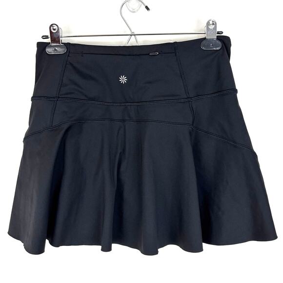 Athleta Black Ace Tennis Skort 13.5" Small preppy country club athletic 657545 - Picture 2 of 7